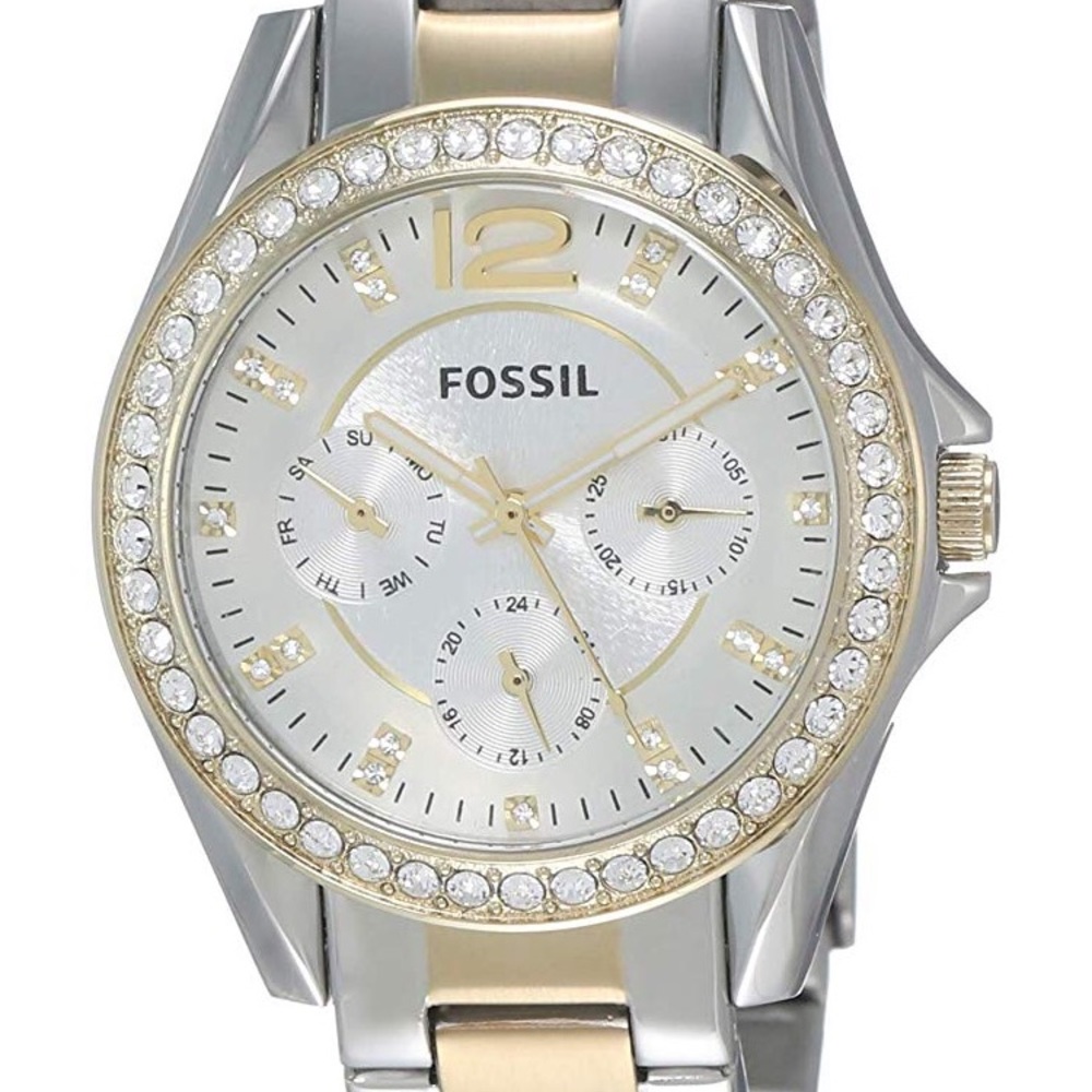 Fossil Stainless Steel Glitz Quartz Watch
